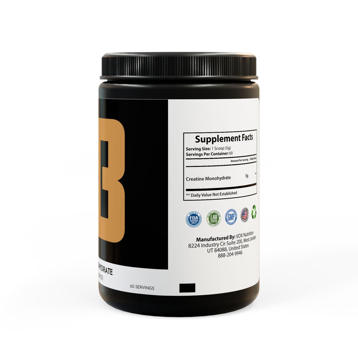 Creatine Monohydrate Supplement (300g, 10.58oz)